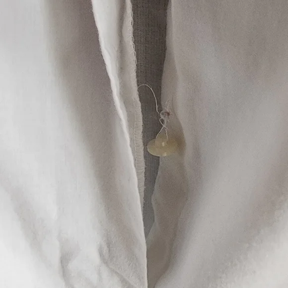 Vintage Elegant White Button-Down Nightgown Set - Picture 5 of 11